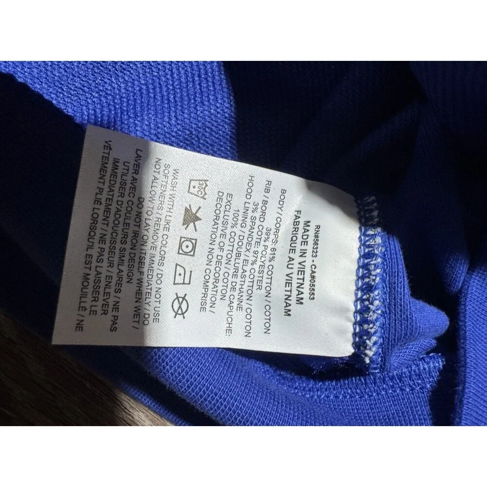 Philadelphia 76ers Hoodie Nike Big Logo Fleece Lined Sweatshirt Blue Mens Large